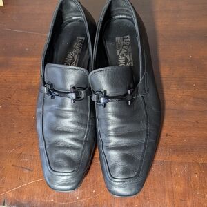 Salvatore Ferragamo Men's Classic Black Loafers